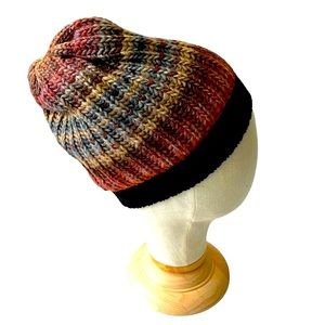 Missoni Multicolor Crochet-Knit Beanie, Blue